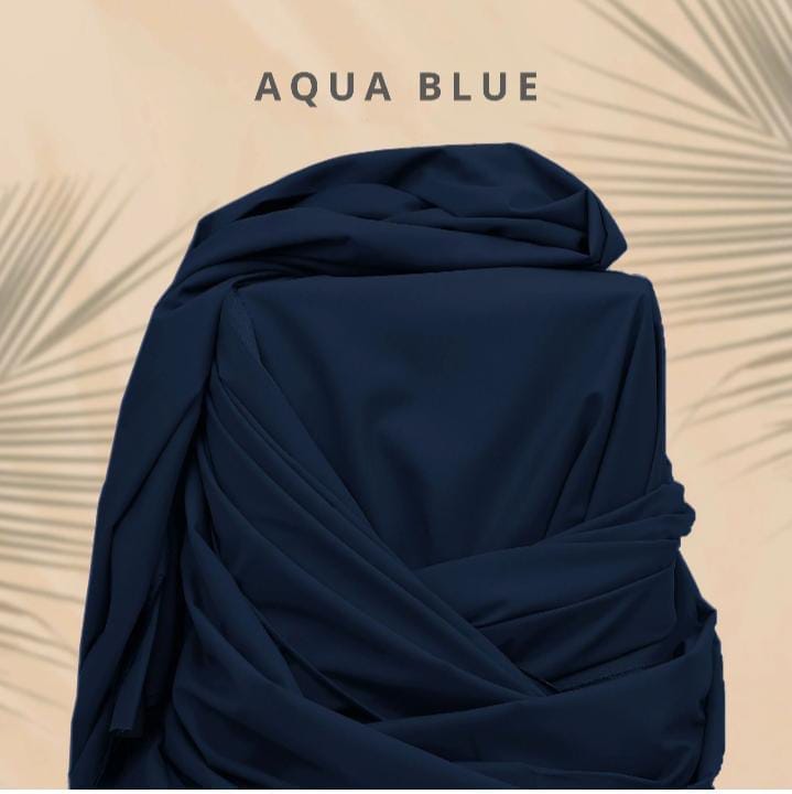 Libaas by Zimal - Unstitched Men's Premium Wash & Wear Full Suit - Aqua Blue - LBZWW2977