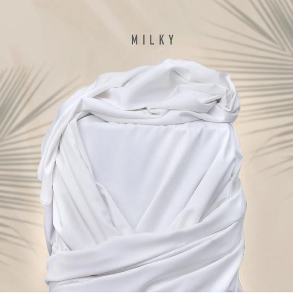 Libaas by Zimal - Unstitched Men's Premium Wash & Wear Full Suit - Milky - LBZWW2989