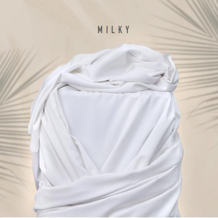 Libaas by Zimal - Unstitched Men's Premium Wash & Wear Full Suit - Milky - LBZWW2989