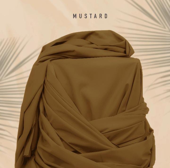 Libaas by Zimal - Unstitched Men's Premium Wash & Wear Full Suit - Mustard - LBZWW2990