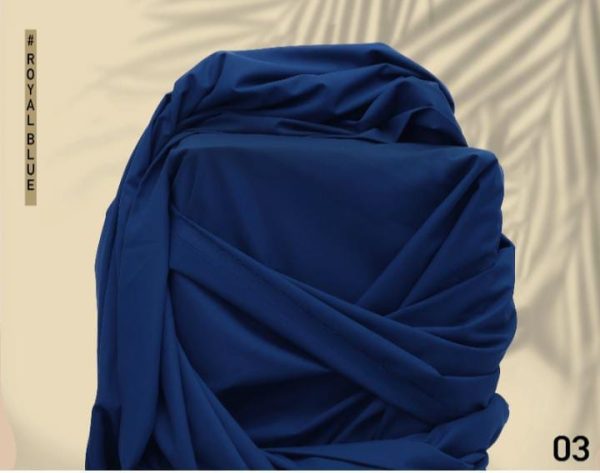 Libaas by Zimal - Unstitched Men's Premium Wash & Wear Full Suit - Royal Blue - LBZWW2995